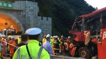 Un accidente de un autobús en un puente deja 36 muertos y 13 heridos en China
