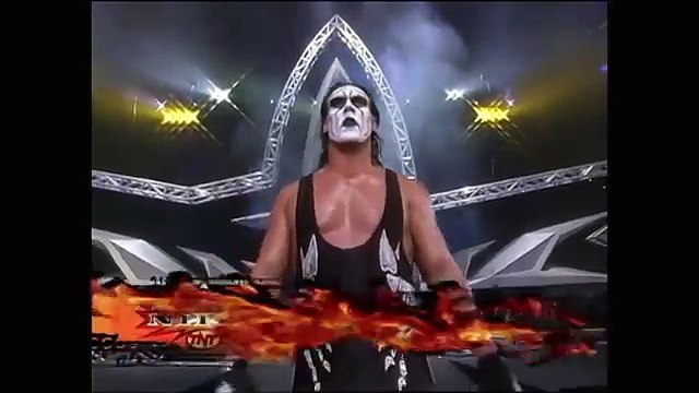 Sting destroys David Flair Ric Flair and Arn Anderson WCW Nitro