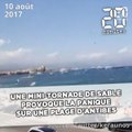 Une mini-tornade de sable provoque la panique sur une plage d’Antibes