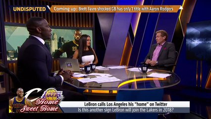 LeBron James calls LA 'home' on twitter - another sign he's joining the Lakers_ _ UNDISPUTED