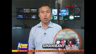 SINANIBAN ang limang estudyante at pinagmumura ang mga kamag-aral sa Cebu