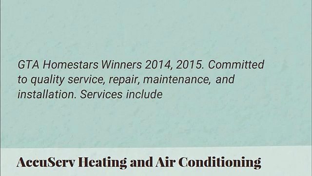 furnace maintenance toronto