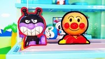 アンパンマン アニメおもちゃ ばいきんじょうハウスに遊びに行こう❤すべり台 ドキンちゃんのお部屋 みんなでパンを食べよう animation Anpanman Toy