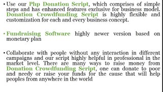 Donation Crowdfunding Script - Php Donation Script