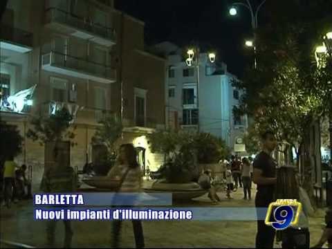 BARLETTA. Inaugurato nuovo impianto di illuminazione nel quartiere settefrati