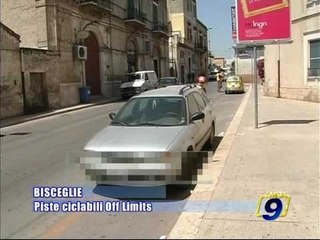 BISCEGLIE. Piste ciclabili traformate in parcheggi