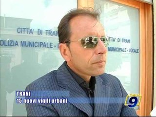 TRANI. 15 nuovi vigili prenderanno servizio nel periodo estivo