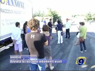 ANDRIA. Avviata la raccolta indumenti usati