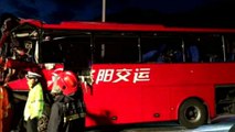 Al menos 36 muertos en un accidente de autobús en China