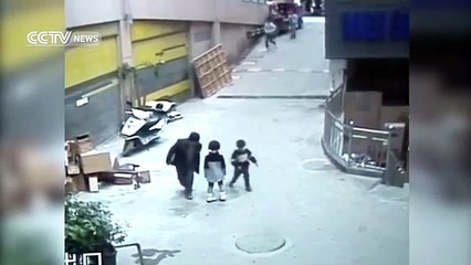 fireworks stunt goes wrong