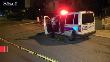 Otomobilin üzerine bırakılan patlayıcı infilak etti