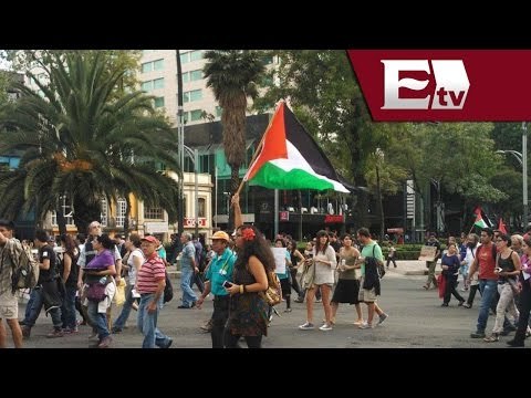 Capitalinos se manifiestan en apoyo a Palestina / Todo México