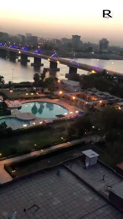 شروق الشمس في مدينة بغداد