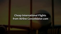 Discount International Airfares at AirlineConsolidator.com