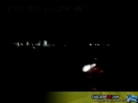 run cours de rue 206 rc VS clio RS (reprog + admi + ligne)