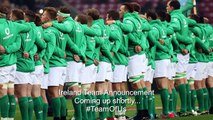 Irish Rugby TV: Ireland v England Team Announcement Press Conference