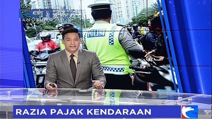 Polisi Gelar Razia Pajak Kendaraan di Jakarta