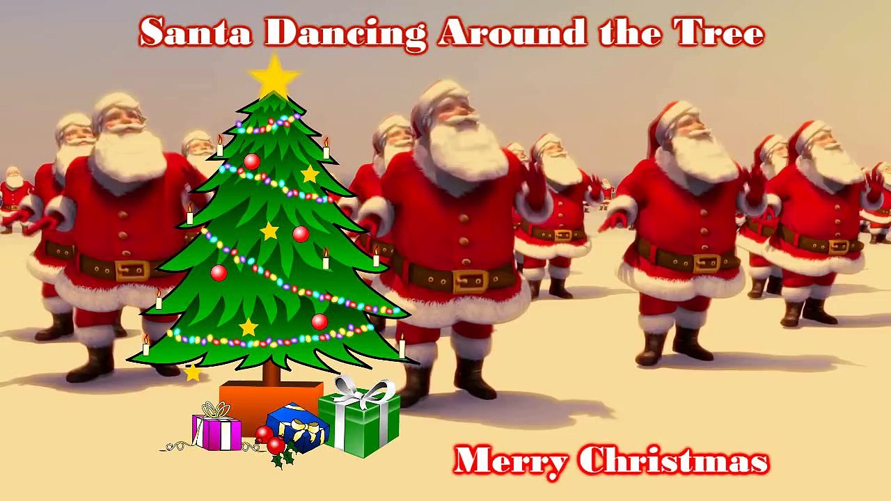 Santa Claus Dancing Rockin Around The Christmas Tree (Brenda Lee 1958) Gallicia 2016