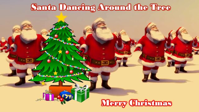 Santa Claus Dancing Rockin Around The Christmas Tree (Brenda Lee 1958) Gallicia 2016