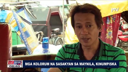 Mga kolorum na sasakyan sa Maynila, kinumpiska