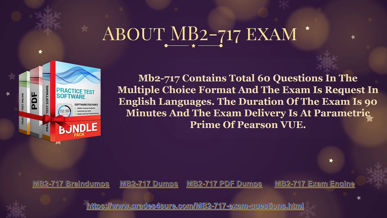 How To Pass Microsoft Dynamics 365 MB2-717 Exam in First Attempt