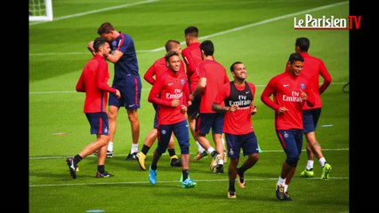 PSG : Neymar à l'entraînement avant sa rencontre contre Guingamp