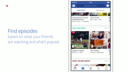 Facebook lanzó Watch, sección de vídeos con series y contenido original
