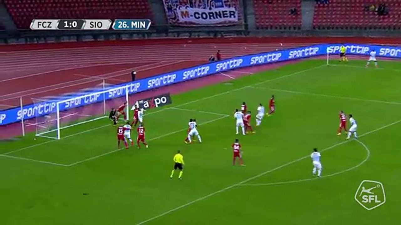 FC Zürich 2:0 FC Sion (Swiss Super League 10 August 2017)