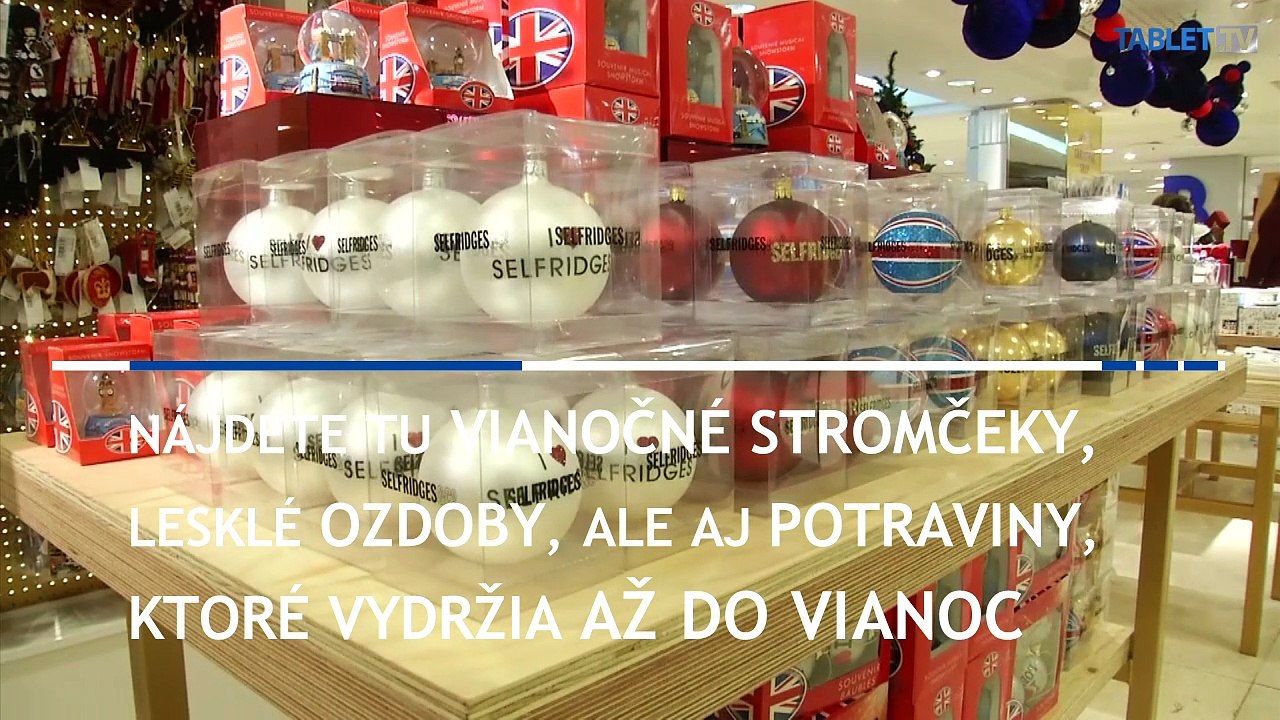 Hľadáte vianočné ozdoby? V Londýne si ich už nakúpite