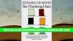 Popular Book  Six Thinking Hats: An Essential Approach to Business Management  For Online