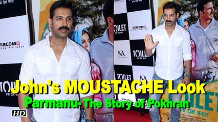 John in MOUSTACHE Looks SOLID | Parmanu- The Story of Pokhran