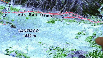 Chile vigila falla de San Ramón, amenaza sísmica de Santiago