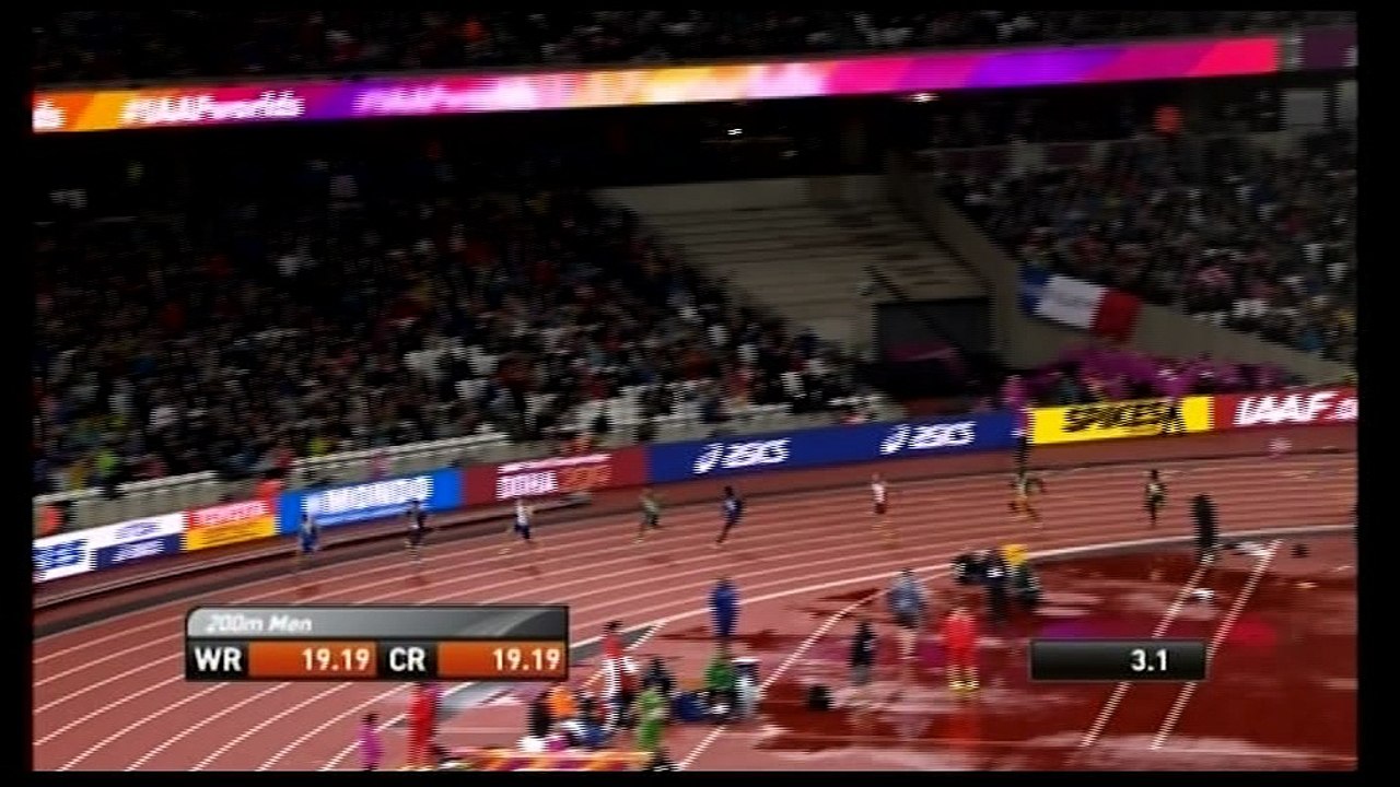 Mondiaux d'athlétisme demi-finale 200m wilfried Hua n'accède pas à la finale