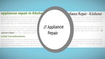 Kitchener Appliance Repair - JT Appliance Repair (519) 957-2057