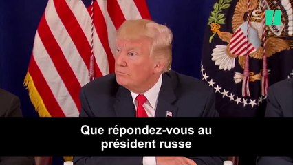 Donald Trump trolle allègrement Vladimir Poutine