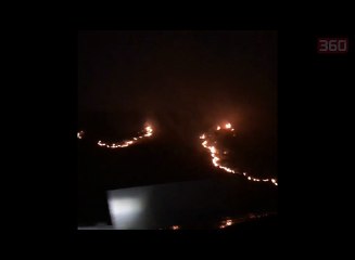 Bes Kallaku filmon zjarrin në Sarandë: Mrekullohet nga bukuria e tij (360video)