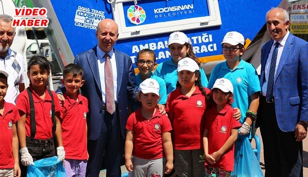 (11 Ağustos 2017) ÇEVRE DOSTU KOCASİNAN, GERİ DÖNÜŞÜM ÇALIŞMALARINA BİR YENİSİNİ EKLEDİ