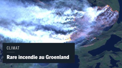 L'île pourtant polaire du Groenland est en proie aux flammes
