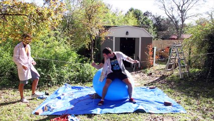 Inside a 6ft Air Balloon - 4K - The Slow Mo Guys