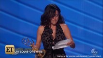 Julia Louis Dreyfus Tears Up At Emmys After Losing Her Father