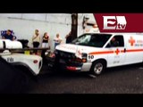 Grúa engancha a ambulancia mientras paramédicos atendían emergencia/ Pascal