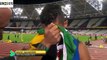 Wayde Van Niekerk en larmes après le 200m suite aux critiques de Makwala