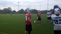 Titans QB Jake Locker practices