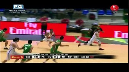 Gilas Pilipinas vs Iraq - 4th Quarter (FIBA Asia Cup 2017) August 11,2017