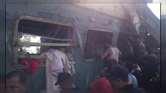 عشرات القتلى والجرحى في تصادم قطارين بالاسكندرية في مصر