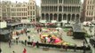 Bélgica celebra el verano con más de 100.000 flores en el corazón de Bruselas