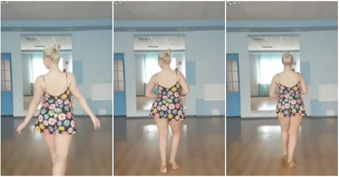 Apenas uma jovem talentosa a dançar e que te vai prender ao ecrã no próximo minuto...