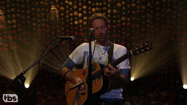 Chris Martin Performs Coldplays Hymn For The Weekend 10/27/16 CONAN on TBS