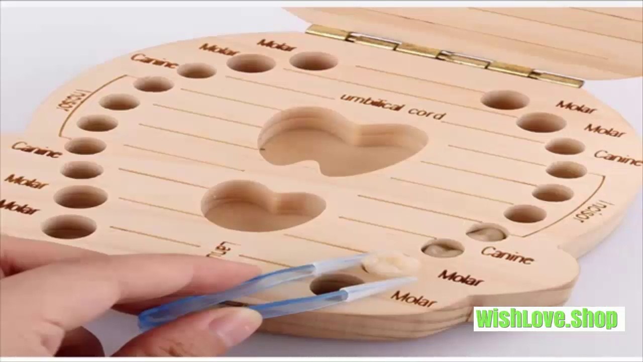Nice Gifts- Baby Tooth Box, Collect Baby Tooth , Full With Love