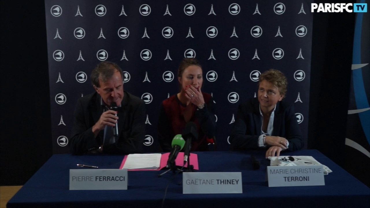 Conférence de presse Gaëtane Thiney